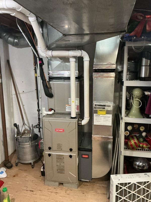 Completed comprehensive Gold AC Inspection and tune-up service on a 7-year-old residential air conditioning system. Performed full preventative maintenance protocol including inspection of outdoor condensing unit, refrigerant level verification, electrical connection testing, capacitor testing, contactor inspection, condenser coil cleaning, and airflow assessment. System operating within normal parameters with no deficiencies identified; unit left in optimal working condition for the cooling season.