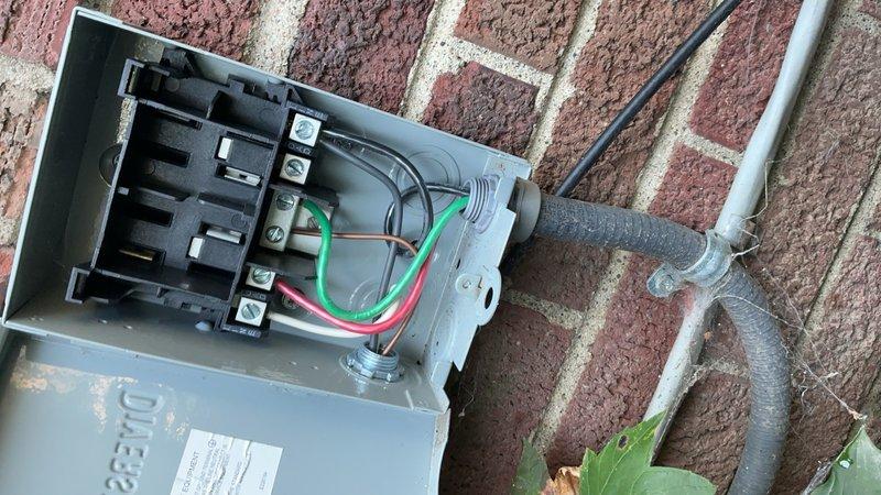 Responded to service call for one-year-old residential AC unit experiencing loud noise during operation while maintaining cooling capacity. Performed diagnostic testing on outdoor condenser unit using multimeter and electrical testing equipment. Inspected electrical disconnect box, verifying all wire connections, fused disconnect switch operation, and proper grounding. Tested voltage and amperage at unit and disconnect to identify source of abnormal sound. Unit found to be cooling properly with all electrical components functioning within normal parameters.