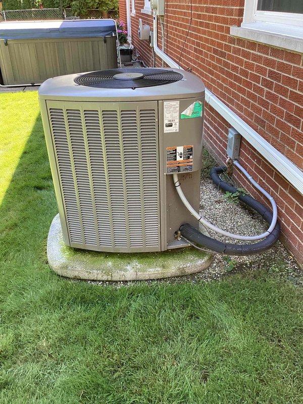 Removed 3-4 year old furnace and air conditioning system from basement to allow for waterproofing work. Upon completion of waterproofing, reinstalled both units to basement location, reconnected refrigerant lines and electrical connections, and verified proper system operation. All equipment returned to full functionality with no issues noted.