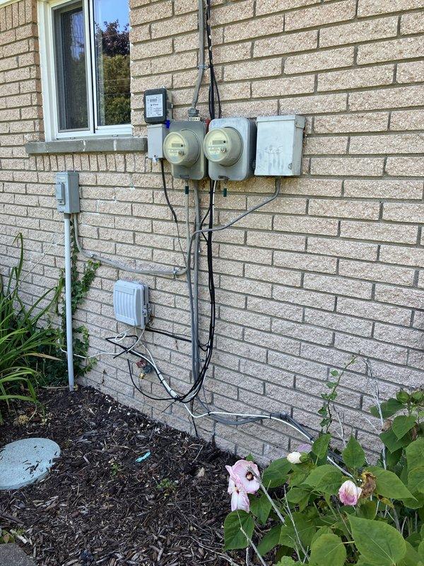 Completed comprehensive HVAC estimate for full system replacement at residential property. Evaluated existing outdoor air conditioning condenser unit and assessed electrical service configuration including dual meter setup and disconnect panels to determine compatibility requirements for new equipment installation. Documented current system conditions and site specifications to provide accurate equipment sizing and installation planning for furnace and air conditioning replacement.