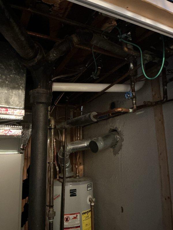 Completed full HVAC system installation including a 70,000 BTU furnace and 2.5-ton air conditioning unit with rear discharge configuration. Installed new thermostat, reconnected electrical components, and performed system flush on condensate pump. Verified proper operation of all equipment, confirmed AHRI certification matching, and documented installation for utility rebate qualification.