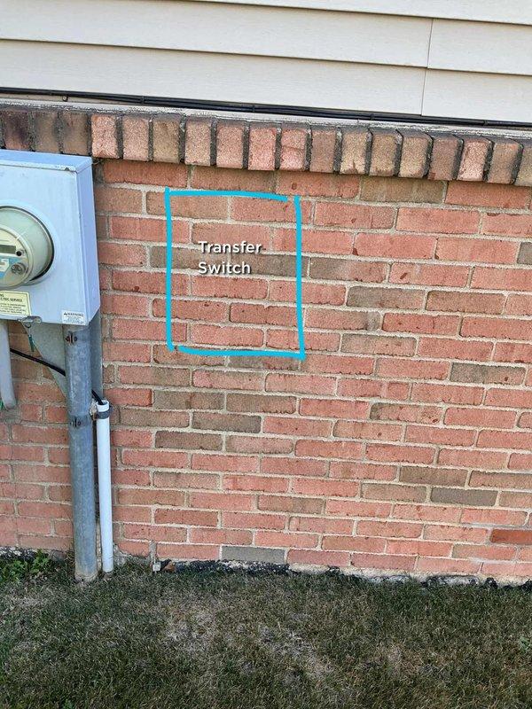 Conducted comprehensive site evaluation for whole home generator installation at residential property. Assessed existing electrical infrastructure including meter location, conduit routing, and identified optimal placement for transfer switch installation on exterior brick wall. Evaluated backyard placement options for generator unit positioning on concrete pad near HVAC equipment, ensuring adequate clearances and accessibility for maintenance while maintaining aesthetic integration with existing outdoor living spaces.
