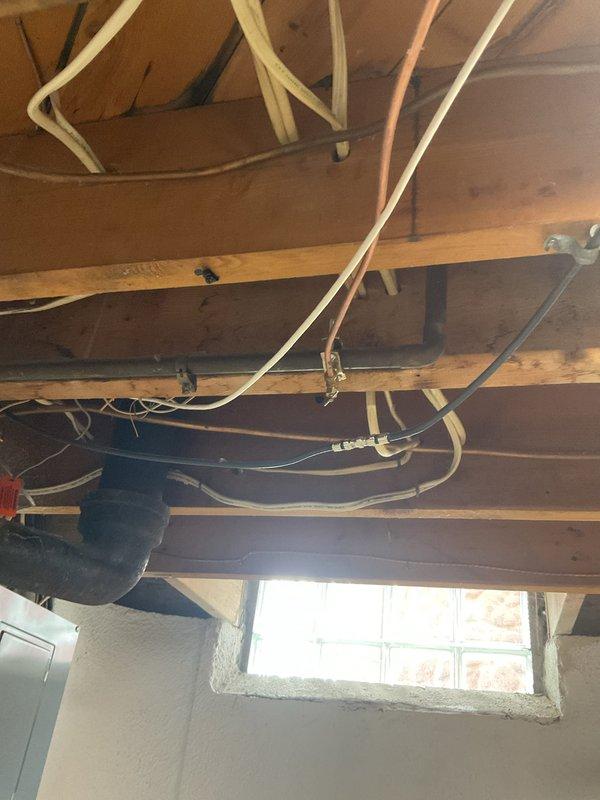 Conducted site assessment for refrigerator water line installation in 1960s-era home with no existing supply line to kitchen. Inspected crawl space and ceiling cavity to determine optimal routing path for new water supply piping from nearest accessible water source to refrigerator location. Documented existing plumbing infrastructure, electrical wiring configuration, and HVAC ductwork to identify clearances and potential routing obstacles for proposed installation.
