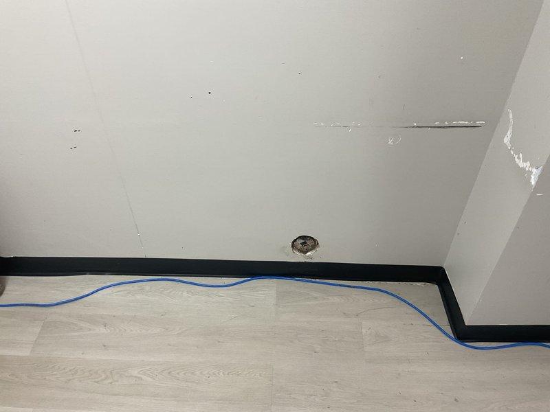 Performed camera inspection of plumbing pipes located in back office area near laboratory to assess potential pipe collapse. Video inspection equipment was deployed through accessible access points to evaluate interior pipe condition and identify any structural damage, blockages, or deterioration requiring repair.