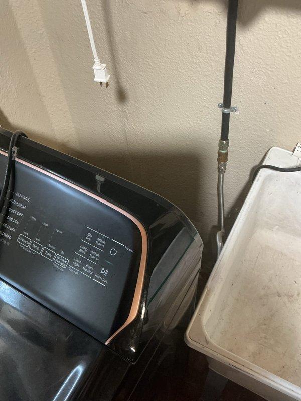 Responded to service call for installation of gas shut-off valve required for dryer replacement. Upon arrival, assessed existing utility area plumbing configuration and determined optimal placement for new valve installation on gas supply line. Successfully installed shut-off valve with appropriate fittings, pressure-tested connections for leak detection, and verified proper operation of valve mechanism. Residence now equipped with code-compliant gas shut-off valve, enabling homeowner to proceed with new dryer installation.