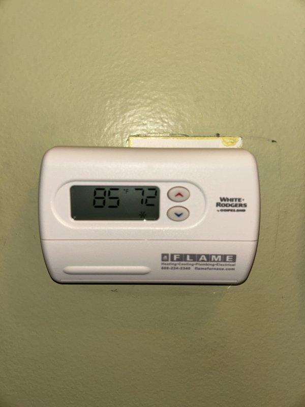 Completed full HVAC system installation including 70,000 BTU furnace and 2-ton air conditioning unit with outdoor condenser placement in left side yard. Installed new White-Rodgers digital thermostat for system control and reconnected all mechanical and electrical components per code requirements. Obtained necessary mechanical and electrical permits, verified proper blower motor operation, secured all wiring connections, and confirmed system functionality upon startup.