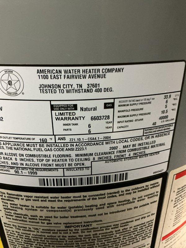 Responded to service call for pilot light repeatedly extinguishing on American brand gas water heater, resulting in loss of hot water supply. Upon inspection of the unit located in basement, diagnosed faulty thermocouple as the root cause of pilot failure. Replaced defective thermocouple with new component, tested pilot light operation for proper flame sensing and gas valve function, and verified consistent hot water delivery throughout the residence. Unit restored to full operational status.