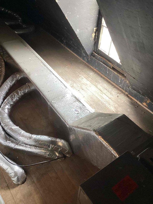 Performed comprehensive evaluation of 20-year-old air conditioning system experiencing complete cooling failure with suspected refrigerant loss. Assessed outdoor condensing unit, indoor air handler, and ductwork system throughout the property. Based on the age of the equipment, extent of refrigerant loss, and overall system condition, provided detailed estimate for complete HVAC system replacement including new outdoor unit, indoor evaporator coil, associated ductwork modifications, and refrigerant lines to restore reliable cooling operation.