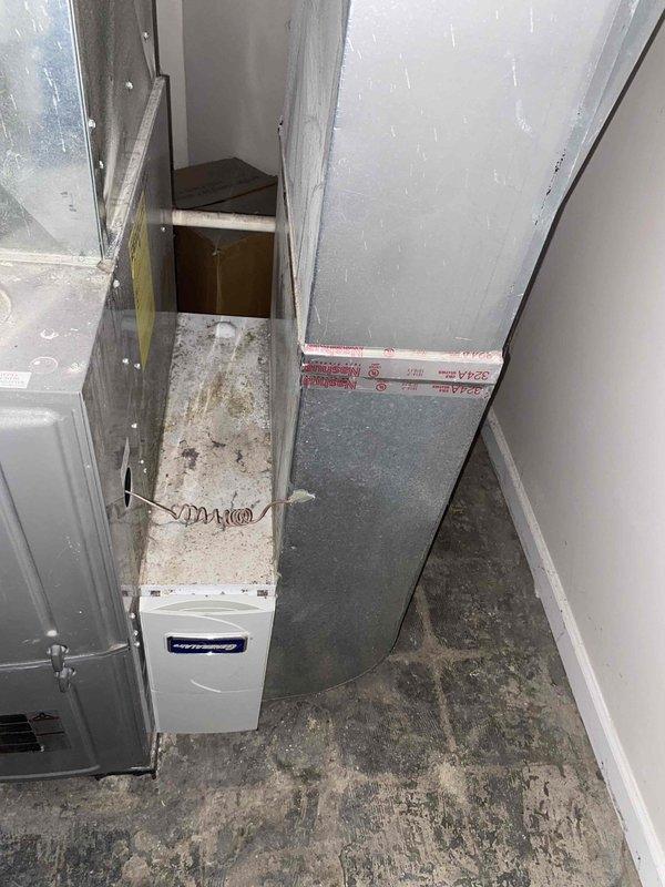 Conducted comprehensive assessment of existing forced air AC system in basement installation. Current unit requires extensive repairs that warrant full system replacement. Evaluated ductwork configuration, existing equipment placement, and mechanical room layout to provide accurate replacement estimate for new air conditioning system.