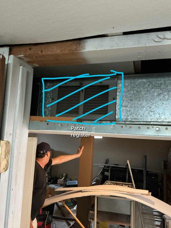 Provided comprehensive estimate for complete HVAC system replacement in basement location, including new natural gas furnace and air conditioning unit for home that has been without AC for 28 years and currently has disconnected furnace over 10 years old. Assessment included evaluation of existing ductwork infrastructure, ceiling register placement requiring patching, and determination of equipment specifications needed for proper system installation and operation.