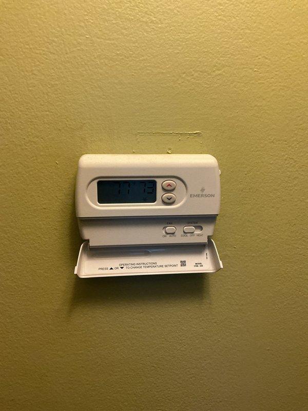 Responded to no cooling call on residential split system with 1-year-old outdoor condenser and 2-year-old attic air handler. Upon arrival, verified thermostat was calling for cooling with display showing 73°F setpoint. Inspected outdoor unit located in backyard on concrete pad and confirmed unit was not operating. Checked electrical connections at disconnect and verified 240V power supply present at condenser. Tested contactor and found failed contacts preventing compressor and condenser fan operation. Replaced defective contactor with OEM equivalent part. Cycled system through multiple cooling cycles to verify proper operation of compressor, condenser fan motor, and overall system performance. Confirmed adequate airflow at indoor registers and proper temperature split across evaporator coil. System restored to normal cooling operation with all components functioning as designed.