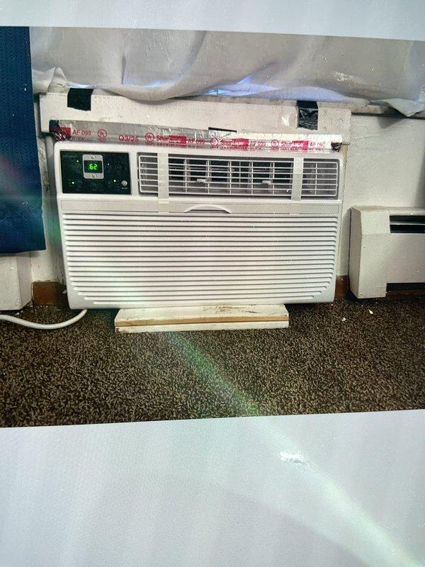 Responded to service call for portable air conditioning unit not cooling properly. Upon arrival, found unit operational but thermostat set incorrectly at 32 degrees, preventing proper cooling cycle. Adjusted temperature settings to 65 degrees and verified unit began cooling cycle correctly. Confirmed proper airflow through ventilation grilles and verified all control functions operating normally.