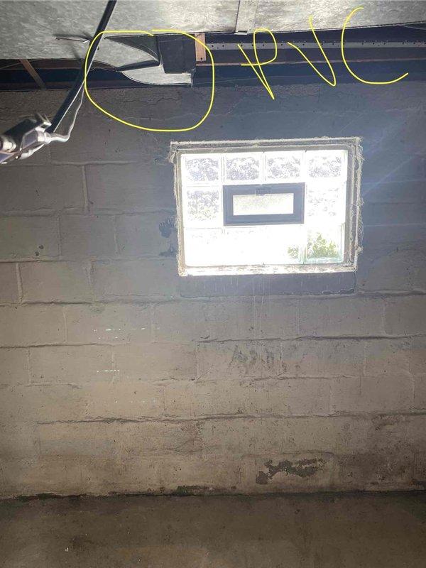 Conducted comprehensive site assessment for complete HVAC system replacement in residential property. Evaluated existing 27-year-old furnace and current air conditioning system for replacement specifications. Inspected basement mechanical room layout, including existing ductwork configuration, electrical service capacity, condensate drainage routing, and available clearances for new equipment installation. Documented existing silver insulated supply ductwork, PVC condensate lines, and electrical wiring infrastructure. Assessed concrete block foundation conditions and identified moisture concerns along lower wall sections that may require consideration during installation. Evaluated water heater proximity and spatial requirements for proper equipment placement and code-compliant clearances. Prepared detailed replacement estimate including equipment specifications, installation requirements, and necessary modifications to existing infrastructure to accommodate new high-efficiency heating