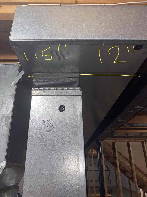 Completed comprehensive evaluation of 25-year-old furnace and humidifier system located in basement. Performed thorough inspection of HVAC equipment, humidifier, thermostat, and hot water tank as requested. Provided detailed replacement estimate for aging system, documented existing ductwork measurements and current equipment condition with photographic evidence for customer review.
