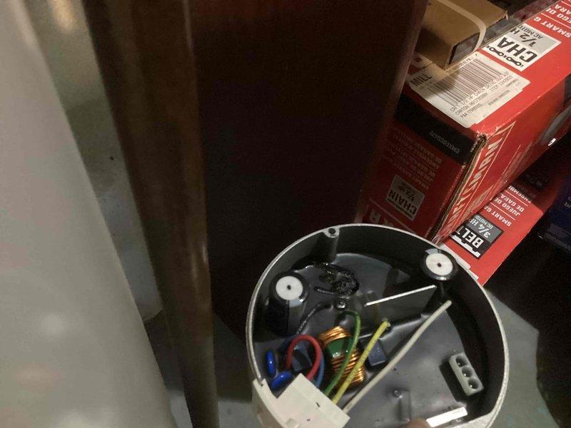 Responded to no cooling complaint on basement-located air conditioning system over 10 years old. Upon inspection, diagnosed failed ECM blower motor preventing airflow distribution throughout the home. Removed defective ECM 3.1 motor assembly and replaced with new unit, reconnected all electrical terminations at junction box, and verified proper motor operation and airflow delivery through ductwork.