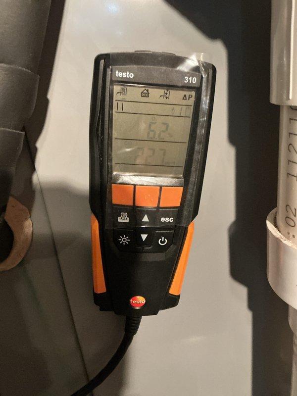 Completed comprehensive Gold-level preventative maintenance inspection on 6-year-old residential HVAC system consisting of furnace and air conditioning unit with evaporator coil located in basement. Performed combustion analysis using calibrated Testo 310 analyzer to verify proper burner operation, flue gas composition, and heat exchanger integrity. Conducted thorough visual inspection of all internal furnace components including blower motor assembly, pulley system, inducer motor, gas valve, ignition system, and electrical connections. Inspected and documented condition of wiring harnesses, noting proper routing of power leads and control wiring throughout cabinet. Verified blower motor operation and assessed overall cleanliness of blower housing and wheel. All components found operating within manufacturer specifications with no immediate safety concerns identified.