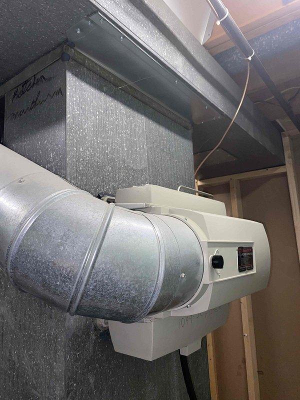 Conducted on-site assessment for furnace replacement in residential property. Inspected existing HVAC system located in basement utility area, including current furnace unit, ductwork configuration, and integrated humidifier system mounted to supply plenum. Evaluated existing installation conditions, structural access points, and mechanical room layout to determine replacement requirements and compatibility considerations. Documented equipment specifications and photographed current system components to provide accurate replacement estimate for furnace-only upgrade while maintaining existing humidification and distribution infrastructure.