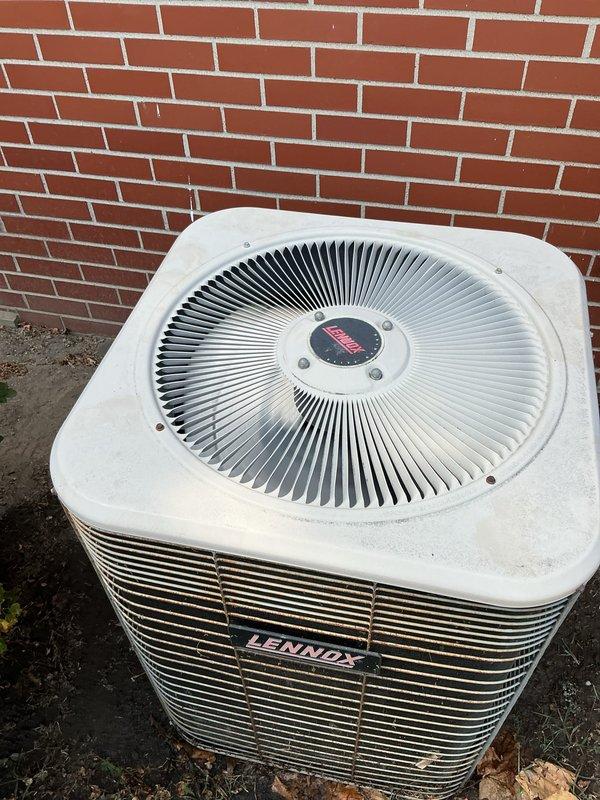 Completed comprehensive Gold-level furnace and air conditioning inspection on two residential HVAC units aged 17 years and 10 years, both located in basement. Performed thorough examination of Lennox outdoor condenser unit, assessing coil condition, fan operation, and exterior cabinet integrity; noted normal weathering and dirt accumulation consistent with unit age. Conducted detailed internal inspection of furnace components including blower motor assembly, gas valve operation, electrical connections, control module, and wiring harnesses; verified proper configuration and functionality of all mechanical and electrical systems. Both units operating as expected at time of inspection with no immediate service needs identified.