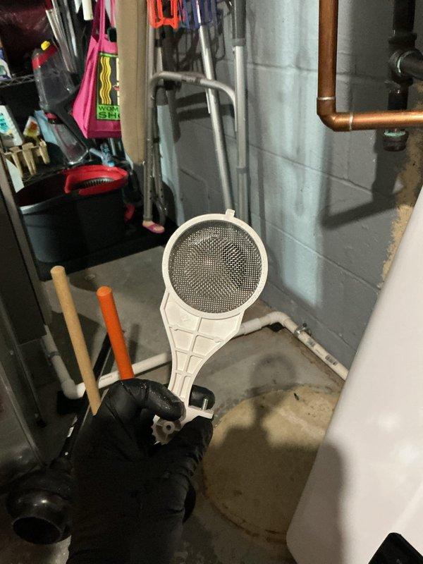 Performed routine maintenance flush on tankless water heater system. Removed and cleaned inlet filter screen, which showed sediment accumulation. Flushed unit using descaling solution to remove mineral deposits and ensure optimal heat exchanger performance. Reinstalled cleaned filter assembly and verified proper water flow through copper supply lines. Unit tested and operating within normal parameters upon completion.