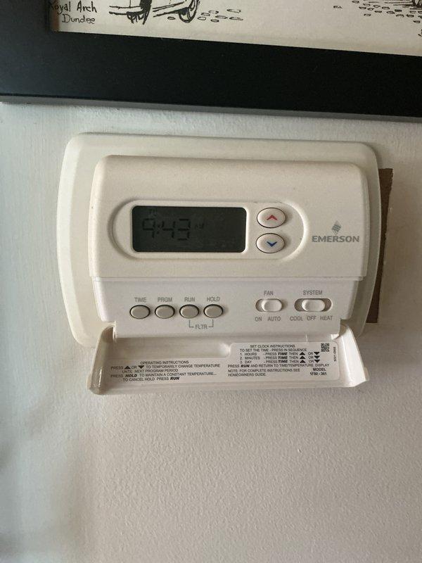 Completed prepaid maintenance visit on 8-year-old basement furnace installation. Performed comprehensive system inspection and verified proper operation of heating equipment. Inspected thermostat functionality and confirmed accurate temperature control and programming features. Evaluated furnace unit, ductwork connections, and associated HVAC components in basement utility area. All equipment operating within normal parameters with no deficiencies noted at time of service.