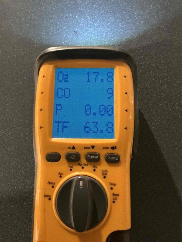Completed comprehensive Gold Boiler Inspection on 5-year-old hot water boiler system located in basement. Performed thorough visual examination of all boiler components, including heat exchanger tubes with protective coating, cabinet enclosure, piping connections, and associated wiring. Conducted combustion analysis testing using calibrated digital analyzer, measuring Delta T at 17.8°F, carbon monoxide levels at 0.00 ppm, and flue temperature at 63.8°F, confirming safe and efficient operation. Verified proper installation of all mechanical components on concrete foundation, checked levelness of equipment, and inspected all supply and return piping connections for integrity. All system parameters within manufacturer specifications, unit operating safely with no deficiencies noted.