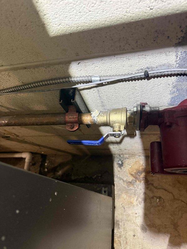 Conducted site assessment with Lochinvar technical representative to diagnose and evaluate noise issues originating from the boiler unit and circulator pump. Inspected circulator pump assembly, associated piping connections, isolation valves, and mounting hardware to identify potential sources of operational noise and vibration.