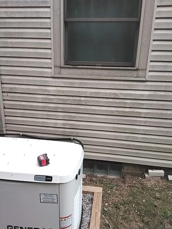 Responded to emergency service call regarding improper placement of backup generator exhaust in relation to makeup air intake system. Upon inspection, confirmed generator exhaust was positioned too close to makeup air intake, creating potential for carbon monoxide infiltration into the building. Documented existing installation with measurements and photographs showing generator placement approximately 3-4 feet from makeup air intake on exterior wall. Assessed code requirements and manufacturer specifications for proper clearances between combustion exhaust sources and fresh air intakes. Provided recommendations for remediation including either relocating generator unit to opposite side of structure, extending exhaust termination with approved piping to achieve minimum 10-foot separation, or relocating makeup air intake to alternate exterior wall location away from all combustion sources. Verified makeup air system and furnace are currently operational but advised system remain offline