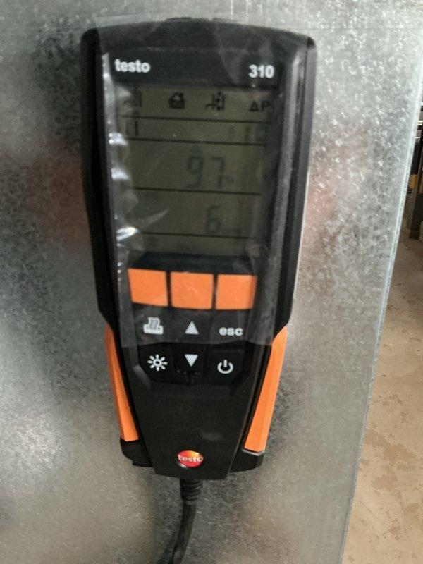 Completed Gold-level furnace inspection on a 2024 model unit located in the basement. Performed comprehensive system evaluation including combustion analysis using calibrated testing equipment, verified all safety controls and operational parameters, and inspected heat exchanger, blower assembly, and venting components. All systems operating within manufacturer specifications with certification issued upon completion of inspection.