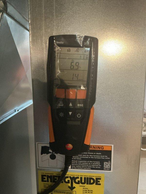 Completed comprehensive Gold-level furnace inspection on 6-year-old forced air unit located in basement. Performed full system diagnostic including combustion analysis, gas valve operation verification, electrical component testing, and safety control checks. Measured temperature differential and verified proper airflow throughout system. All components found operating within manufacturer specifications with no deficiencies noted.

Additionally performed scheduled maintenance on 12KW Briggs and Stratton standby generator. Conducted operational testing, inspected electrical connections, verified automatic transfer switch functionality, and confirmed battery condition. Both heating system and generator are functioning properly and ready for continued service.