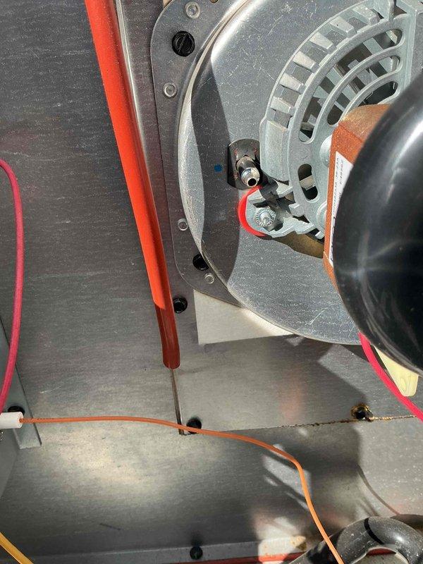 Completed comprehensive Gold-level furnace maintenance inspection on residential heating system located in basement. Performed full system evaluation including blower assembly inspection, heat exchanger examination, electrical connections verification, and combustion analysis. Installed Sensi thermostat as requested during service visit. All components found operating within normal parameters, with blower wheel and internal mechanisms showing typical operational wear. System tested and confirmed functioning properly upon completion.