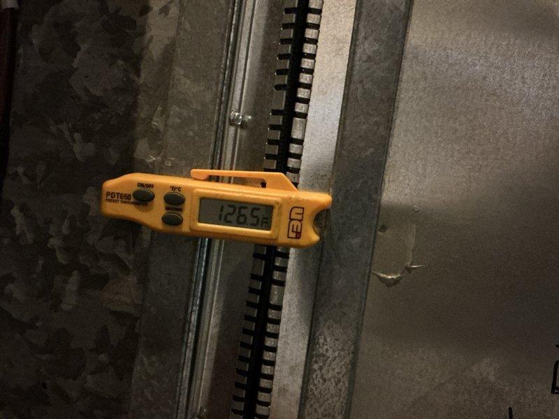 Completed comprehensive Gold-level furnace inspection on 10+ year old forced air unit located in basement. Performed full system diagnostics including temperature differential measurements across heat exchanger, electrical component testing with digital multimeter, and visual inspection of blower motor assembly, control board connections, and wiring integrity. All components operating within normal parameters; system functioning properly with no immediate service needs identified.
