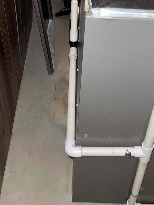 Completed early season furnace inspection on 2019 forced air system located in basement. Performed comprehensive tune-up including safety checks, operational testing, and filter maintenance. Replaced humidifier filter on Aprilaire Model 550 whole-home humidification system, inspected condensate drainage lines and verified proper water supply connections. All equipment operating within normal parameters with no issues identified.