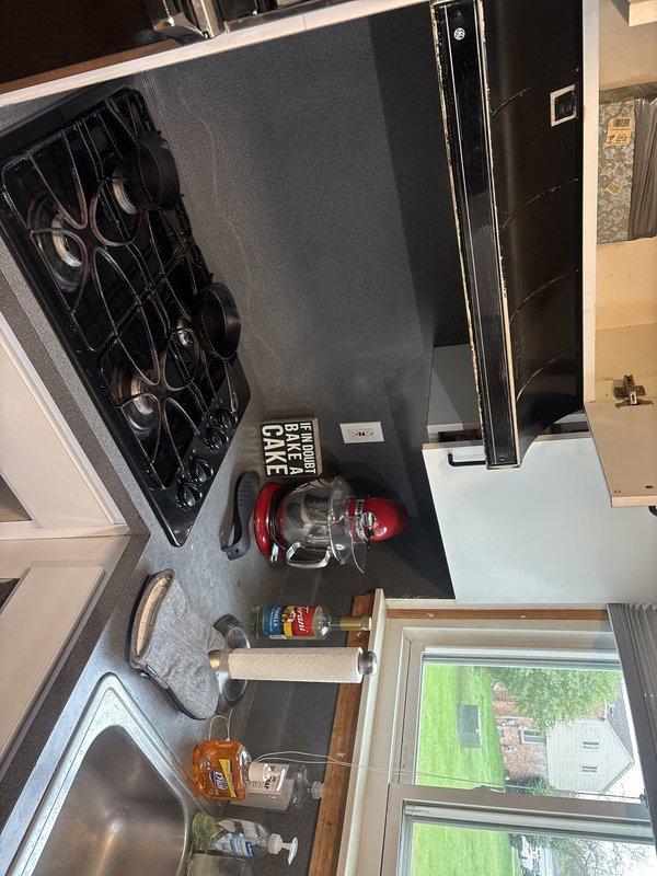 Replaced customer-supplied doorbell chime at residential property as previously quoted. Provided estimate for kitchen electrical installation, including assessment of outlet placement and requirements for gas cooktop area with backsplash mounting considerations.