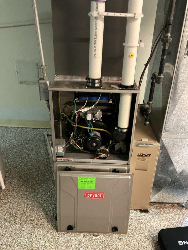 Completed comprehensive maintenance tune-up on residential HVAC system including two gas furnaces (7 years old - one basement unit, one attic unit), one garage heater (20 years old), and two air conditioning units (2 years old). Performed full system inspections with access panels removed to examine internal components including blower motors, electrical connections, capacitors, and control modules on all units. Verified proper operation of all equipment, inspected condensate drain lines, ductwork connections, and venting systems to ensure safe and efficient operation for the upcoming season.