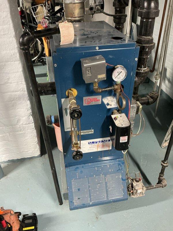 # HVAC Service Completed

Returned to property to complete sight glass replacement on Burnham boiler that was initiated during previous visit. The sight glass had been taken to shop for proper cleaning with glass cutting tools, a step that was inadvertently missed during the initial service call. Upon arrival, installed the properly cleaned and prepared sight glass assembly, ensuring all connections were secure and leak-free. Verified boiler operation and confirmed sight glass functionality for proper water level monitoring. Unit tested and left in operational condition.