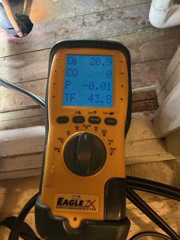 Completed comprehensive maintenance inspection on four heating systems including three furnaces (ages 2, 2, and 15 years) and one Lochinvar boiler (2 years old). Performed complete tune-up procedures on all units, including combustion analysis testing using diagnostic equipment to verify oxygen levels, carbon monoxide output, temperature readings, and pressure measurements. All systems tested within normal operating parameters with proper combustion efficiency confirmed. Furnace locations included one closet unit and two basement installations, with boiler located in laundry room. All equipment ages and specifications verified and documented for service records.