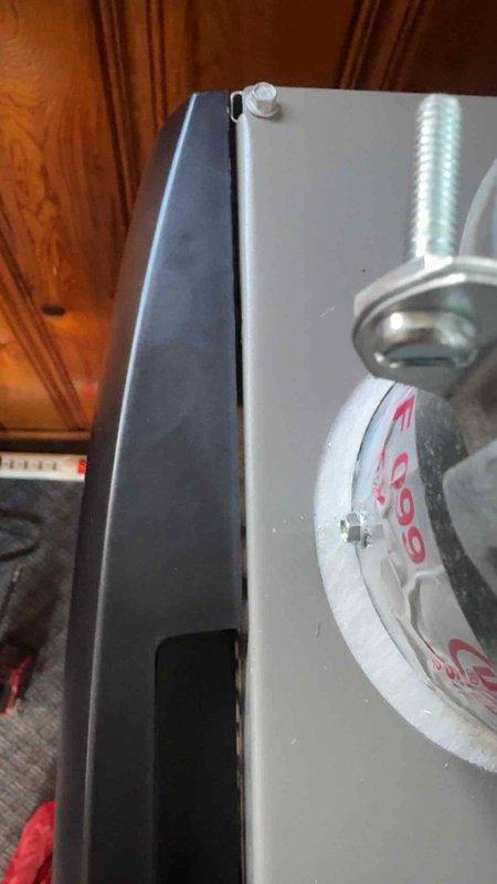 Returned to installation site to replace defective door clips that arrived broken from factory on new HVAC unit. Installed replacement clips and verified proper door operation and secure fit to complete warranty repair.