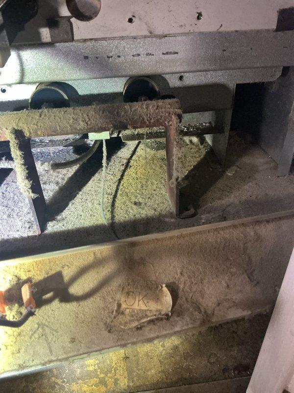 Responded to service call for first floor boiler with non-functioning pressure gauge. Upon inspection, found older boiler system with visible corrosion on internal components and deteriorated insulation material showing signs of age and dirt accumulation. Assessed gas piping assembly with ball valve and confirmed proper operation. Evaluated overall system condition and determined boiler pressure gauge requires replacement, while internal components show significant wear consistent with extended service life requiring attention.