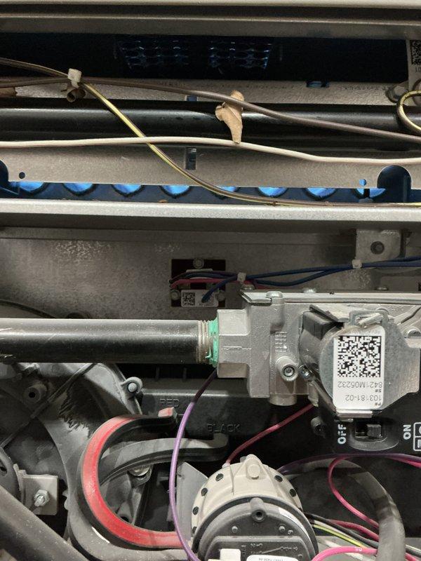 Completed routine tune-up and inspection on two 5-year-old gas furnace units located in basement. Performed visual inspection of burner assemblies on both units, confirmed proper ignition sequence and verified blue flame pattern indicating complete combustion. Inspected gas valve assemblies, heat exchanger components, flame sensors, and electrical connections for proper operation. All burners firing uniformly with no abnormalities detected. Both furnace units operating within normal parameters with no immediate service needs identified.