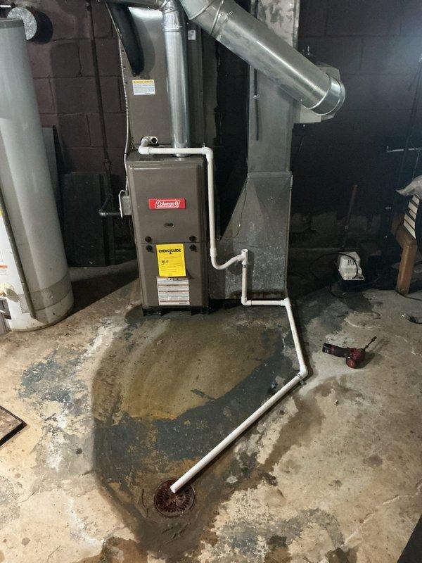 Responded to emergency no-heat call for Coleman furnace unit. Upon arrival, found furnace inoperative with customer reporting unit would not ignite. Performed diagnostic inspection of gas furnace system including visual examination of burner assembly, ignition components, and safety controls. Verified gas supply, checked electrical connections, and tested thermostat operation. Identified pilot/ignition system issue preventing furnace startup. Successfully relit pilot assembly, verified proper flame characteristics, and confirmed burner ignition sequence. Tested furnace through complete heating cycle to ensure proper operation. Unit restored to full heating capacity with all safety controls functioning as designed.