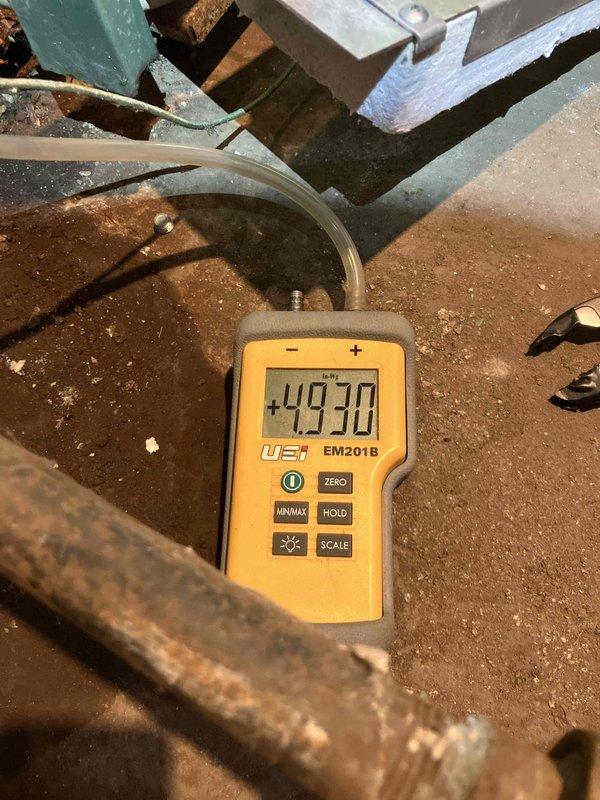 Completed comprehensive tune-up and inspection of 15-year-old boiler system for new homeowners. Performed full system evaluation including combustion analysis with digital manometer showing draft pressure readings, visual inspection of heat exchanger, burner assembly, and control components. Observed significant rust and corrosion on surrounding metal surfaces and structural components in mechanical room, though boiler itself remained operational. Provided detailed instruction to homeowners on proper system operation, thermostat programming, and maintenance best practices for efficient heating performance. System tested and confirmed working properly upon completion.