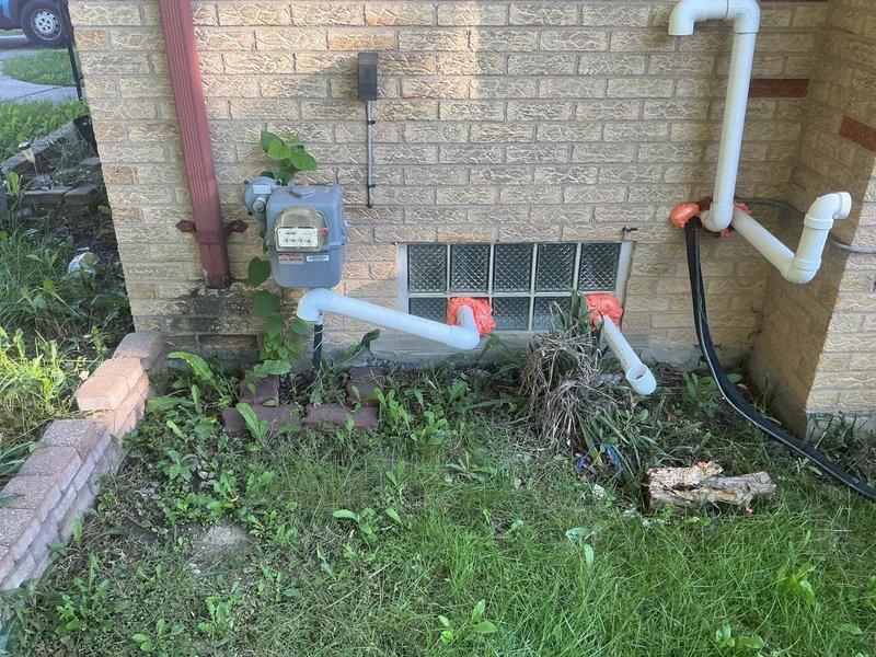 Responded to service call for tankless water heater experiencing intermittent operation with error code 003500 indicating ignition failure. Upon inspection, identified potential issues with gas supply line flex connector and verified proper gas flow to unit. Examined exterior gas meter, supply piping, and shutoff valves to ensure adequate pressure and connectivity. Diagnosed ignition system malfunction related to gas delivery inconsistencies. Recommended flex pipe replacement and further combustion system evaluation to restore reliable continuous operation.