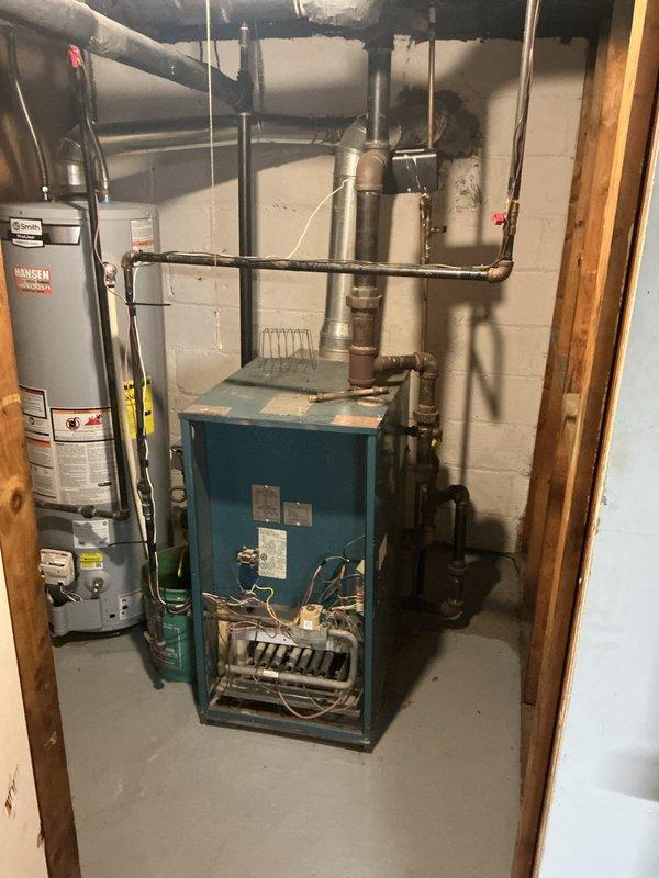 Completed pre-winter tune-up and maintenance on 25-year-old boiler system. Performed comprehensive inspection of burner assembly, electrical components, and internal wiring with unit access panel removed. Verified proper operation of all heating components, checked pressure levels, and pressurized system as requested. System found to be functioning properly with all components operating within normal parameters.