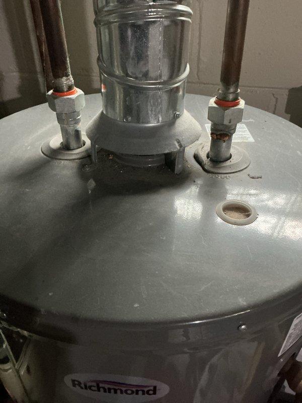Completed comprehensive Gold-level furnace inspection on a 6-year-old unit located in basement. Performed combustion analysis using digital diagnostic meter, recording CO2 levels at 7.3%, O2 at 7.1%, and efficiency at 35.1% with stack temperature of 100.8°F. All measurements indicate proper combustion and safe operation. Visually inspected furnace components, ductwork, electrical connections, and surrounding mechanical systems including Richmond water heater. Unit is operating correctly with no issues identified.