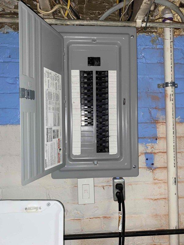 Performed boiler inspection on 10+ year old steam boiler located in basement. Upon examination, identified cracked section in boiler requiring replacement. Documented equipment condition and electrical panel infrastructure with photos for estimate preparation.