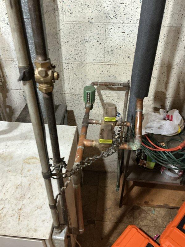 Conducted on-site assessment for new SpacePak/Unico high-velocity HVAC system installation in residential property. Evaluated attic and basement spaces for equipment placement and ductwork routing. Documented existing mechanical infrastructure including water heater, expansion tank, and current piping configurations to determine optimal installation approach for the high-velocity system components.