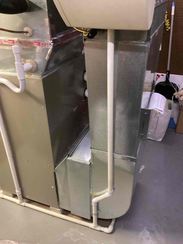 Completed comprehensive full system assessment of residential HVAC equipment including 13-year-old Bryant furnace located in basement and air conditioning units approximately 2-3 years old. Conducted thorough evaluation of furnace components with attention to previously identified concerns including heat exchanger condition, inducer motor operation, circuit board functionality, and humidifier pad status. Documented current operating conditions of both heating and cooling systems through visual inspection and photographic documentation of equipment configuration, ductwork connections, condensate drainage systems, and electrical components. Reviewed prior service history and outstanding estimates on file to provide fresh perspective on system needs and recommended repairs or replacements necessary for continued safe and efficient operation of heating and cooling equipment.