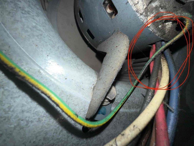 Completed comprehensive Gold-level furnace inspection on a 2003 unit located in basement. Performed full system evaluation including visual inspection of heat exchanger, blower assembly, electrical connections, and venting components. All wiring connections were examined and found to be secure with proper color-coded ground, line, and control wiring in place. Blower motor housing and associated components were inspected and noted in good operating condition. Unit is currently operational and passed inspection criteria.