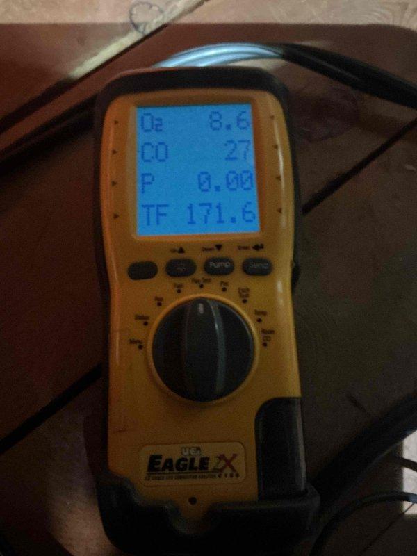 Completed comprehensive Gold Furnace Inspection on 2019 unit located in attic. Performed combustion analysis testing with digital multimeter, confirming optimal operation with oxygen levels at 20.5%, zero carbon monoxide detection, and proper temperature readings. All safety checks passed, equipment operating within manufacturer specifications, and system confirmed to be functioning properly with no deficiencies noted.