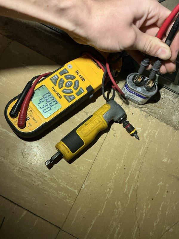 Performed comprehensive seasonal tune-up on 17-year-old Trane X880 furnace located in basement. Conducted full system diagnostics including electrical testing with multimeter to verify capacitor function and electrical component integrity, measured voltage and amperage readings to ensure proper operation, inspected heat exchanger and burner assembly, tested safety controls and limit switches, cleaned blower assembly, checked gas pressure and combustion efficiency, verified proper airflow, and confirmed all mechanical and electrical components were functioning within manufacturer specifications to prepare unit for winter heating season.